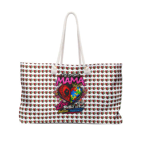 Autism Awareness Mama Weekender Bag — Love Comes in Colors Travel Tote