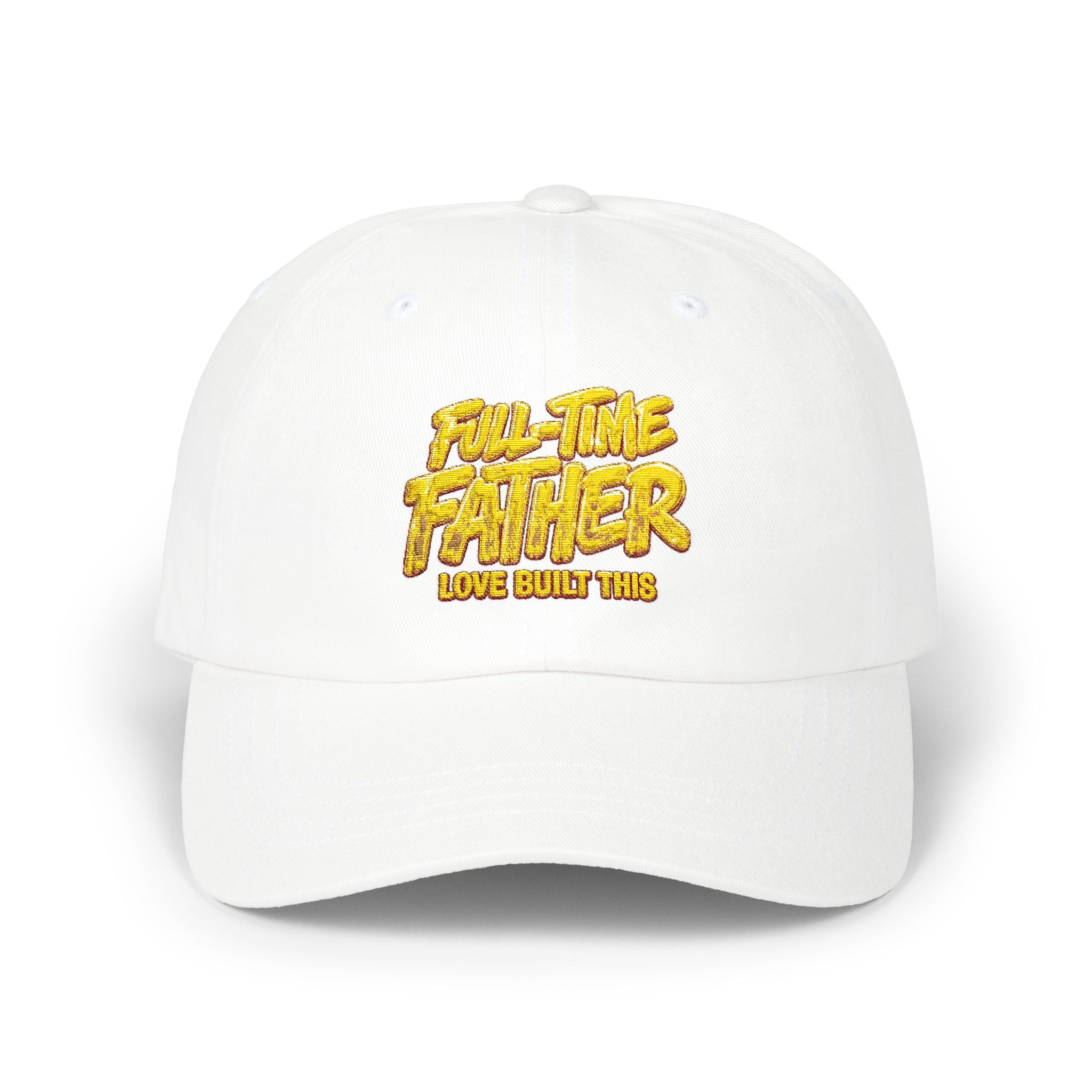 Dad Cap - "Full-Time Father" Embroidered Baseball Hat for New & Proud Dads