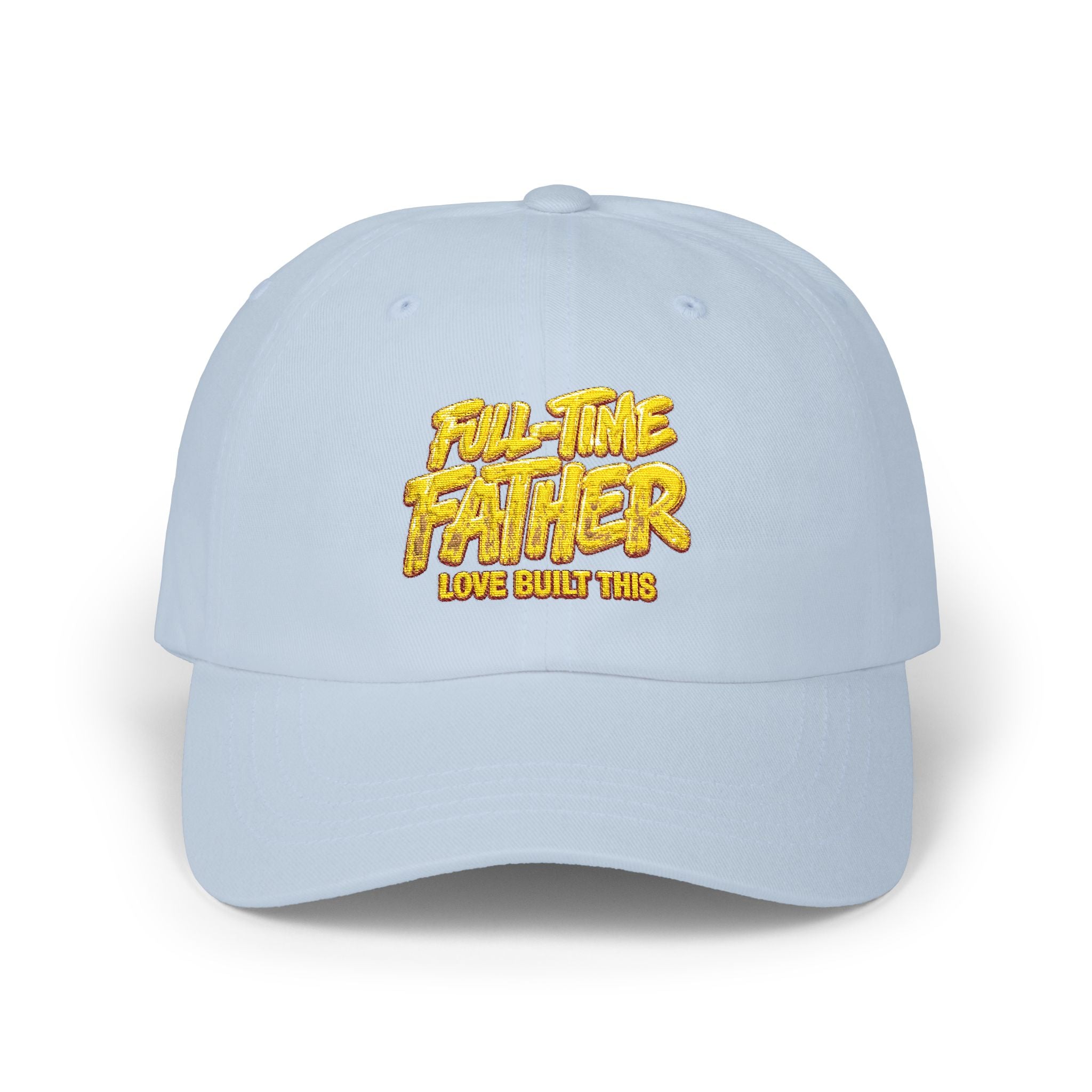 Dad Cap - "Full-Time Father" Embroidered Baseball Hat for New & Proud Dads
