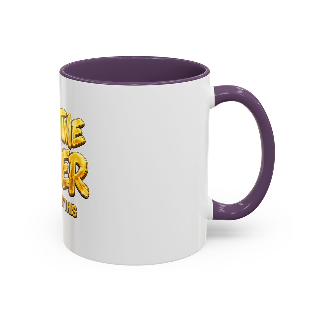 Full-Time Father Coffee Mug — "Full-Time Father Love Built This" Accent Mug (11/15oz)