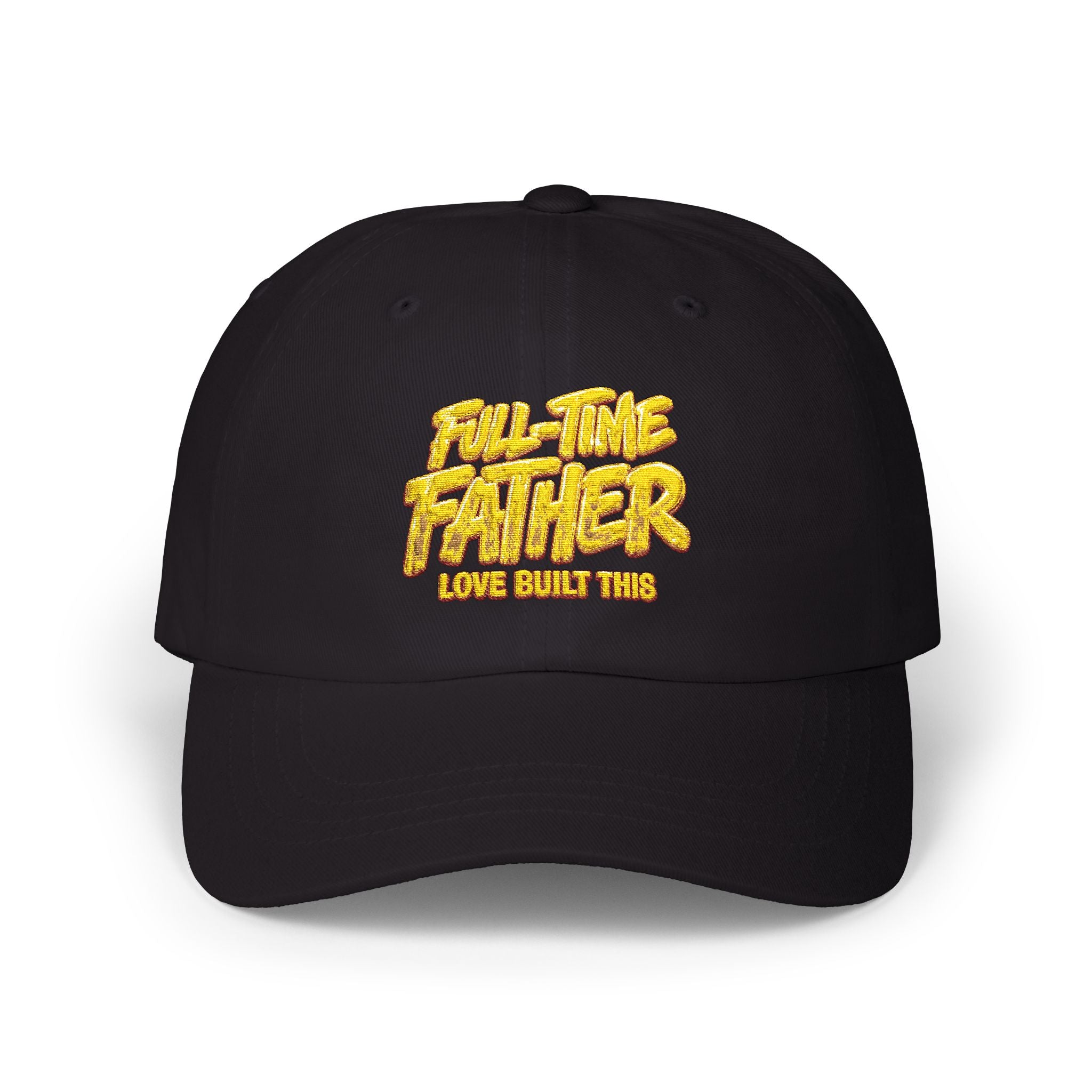 Dad Cap - "Full-Time Father" Embroidered Baseball Hat for New & Proud Dads
