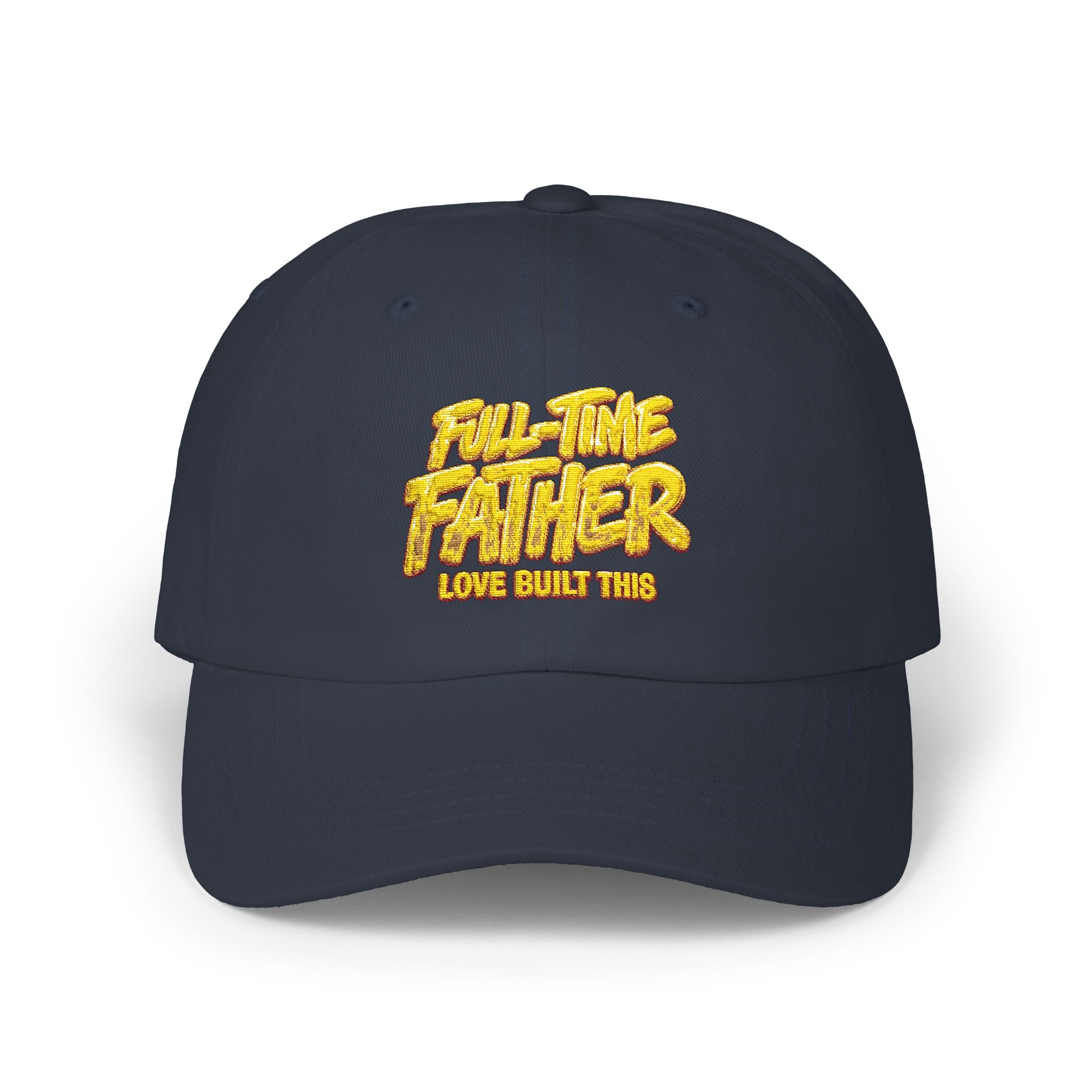 Dad Cap - "Full-Time Father" Embroidered Baseball Hat for New & Proud Dads
