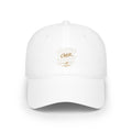Present Perfect Embroidered Baseball Cap — Red Low Profile Cap