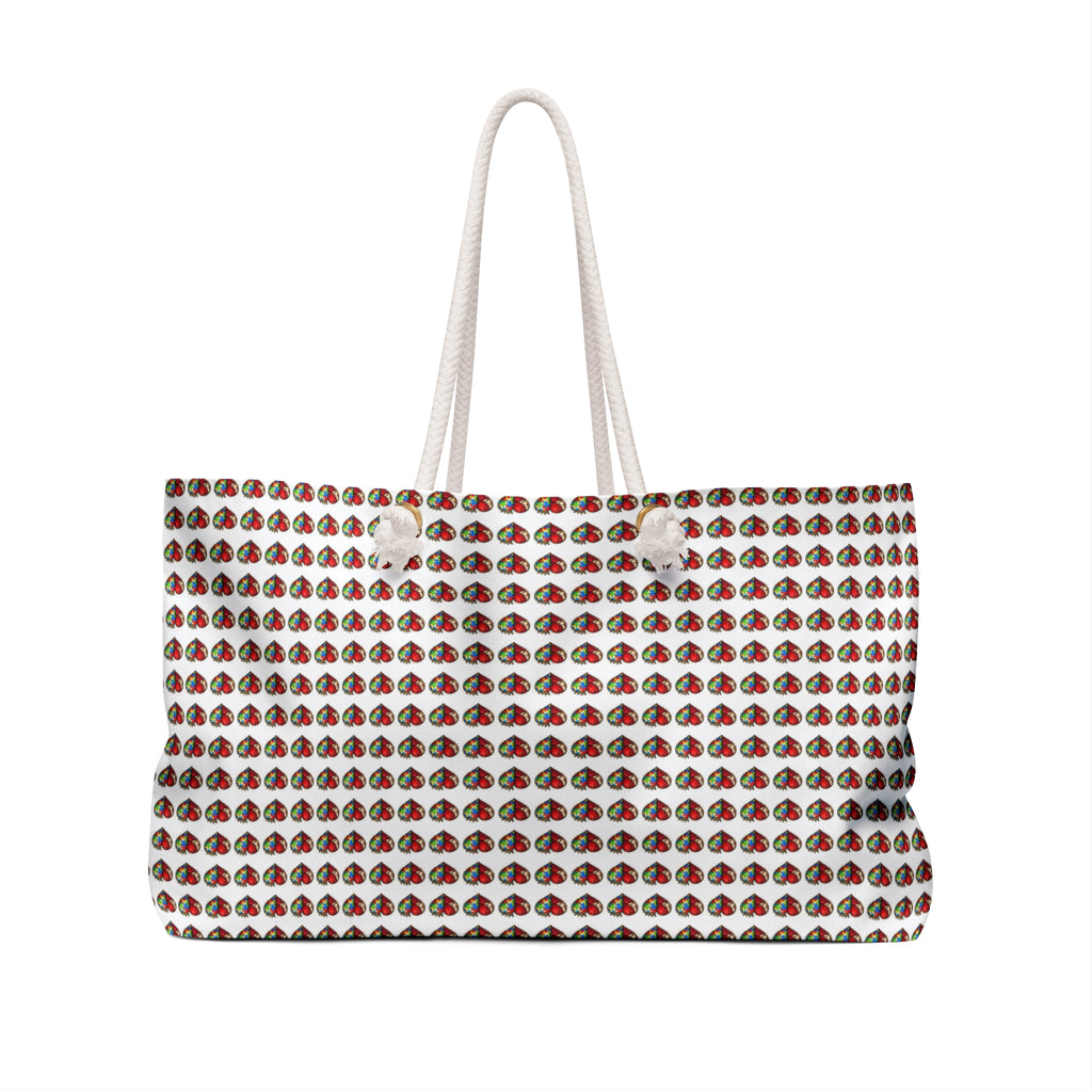 Autism Awareness Mama Weekender Bag — Love Comes in Colors Travel Tote
