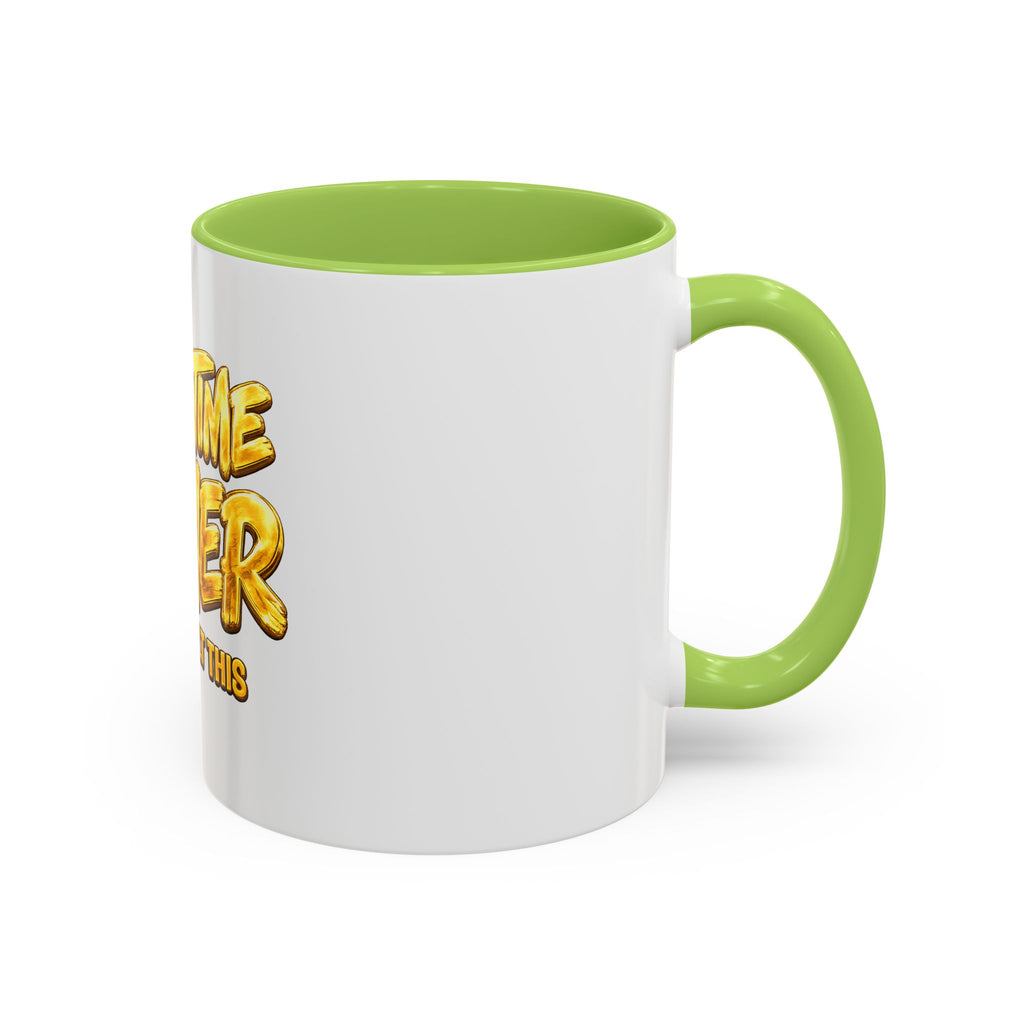 Full-Time Father Coffee Mug — "Full-Time Father Love Built This" Accent Mug (11/15oz)
