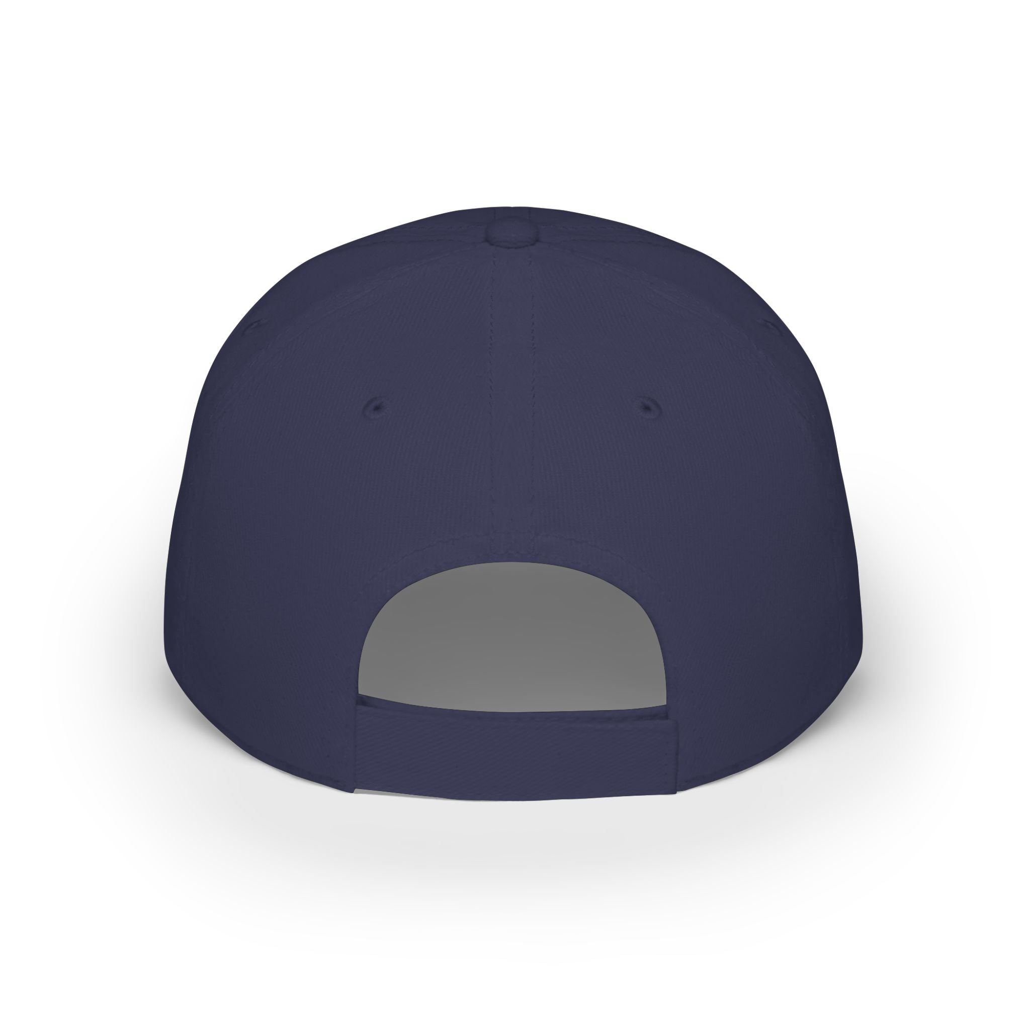 Present Perfect Embroidered Baseball Cap — Red Low Profile Cap