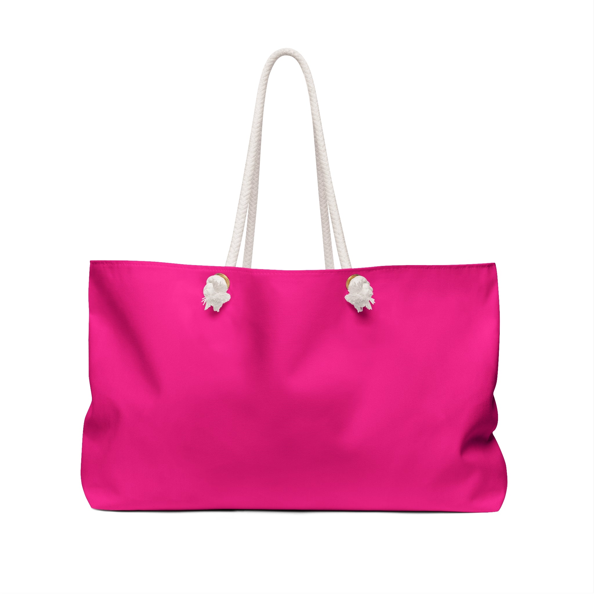 Autism Awareness Heart Weekender Bag – Puzzle Crown Pink Travel Tote
